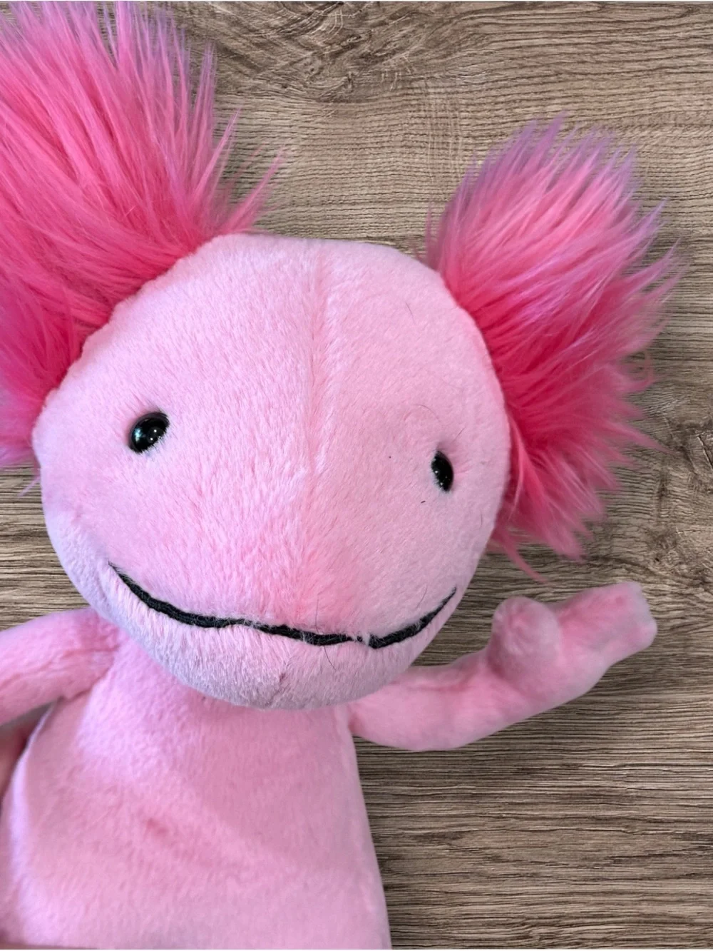 JELLYCAT London Alice Axolotl Pink Plush Amphibian Toy 12” Retired